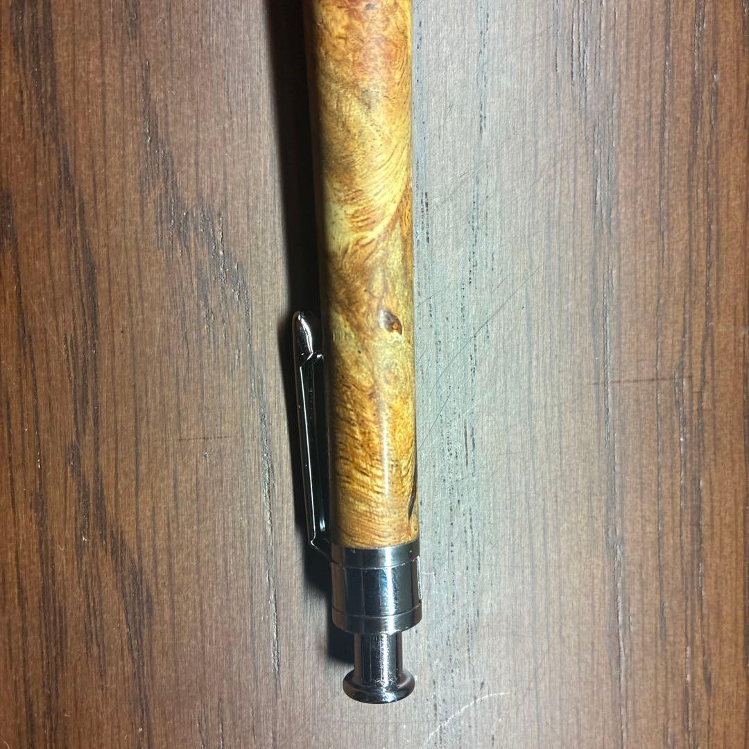 工房楔　シャープペンシル　花梨紅白