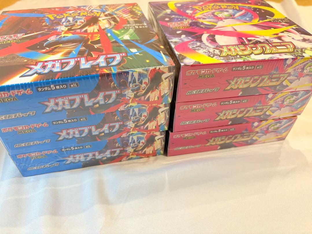 【シュリンク付き】メガブレイブ　メガシンフォニア　計6BOX