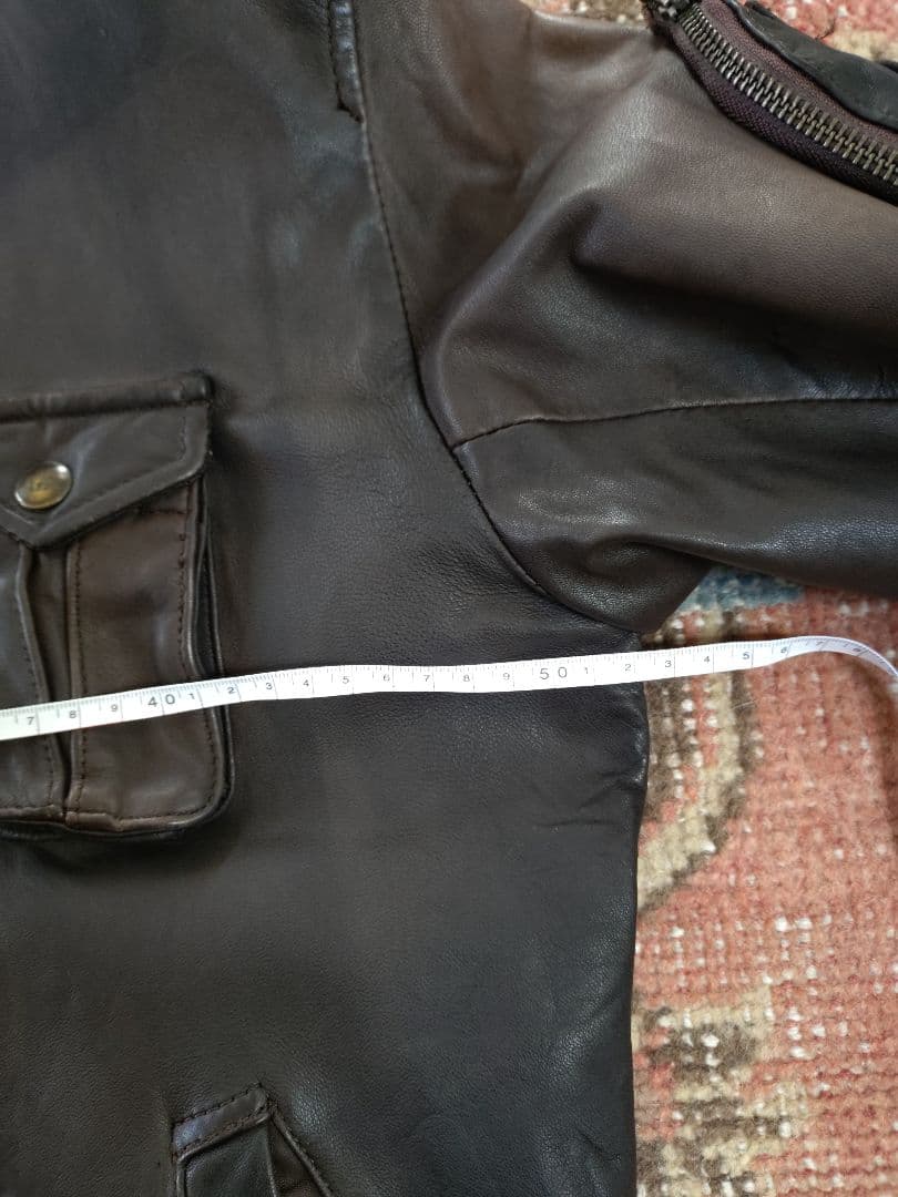 値下げ！sage de cret レザー ジャケット フライト サージュデクレ