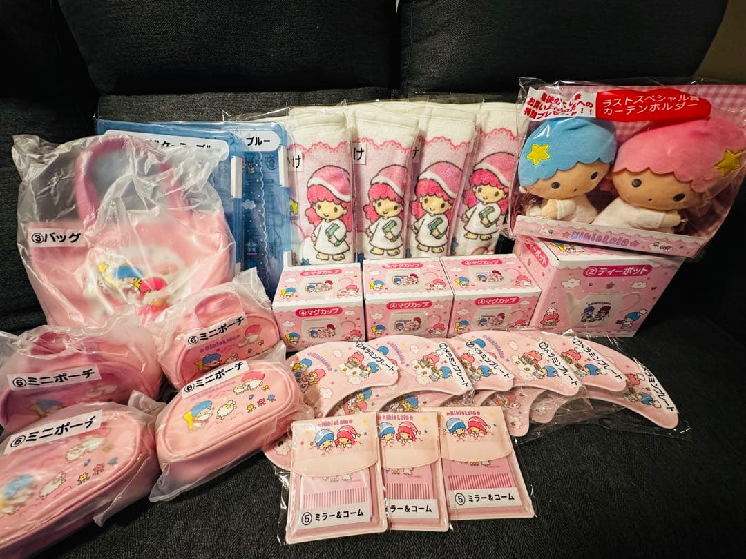 【新品未開封】サンリオ キキ＆ララ 当りくじ まとめ売り 全25点セット