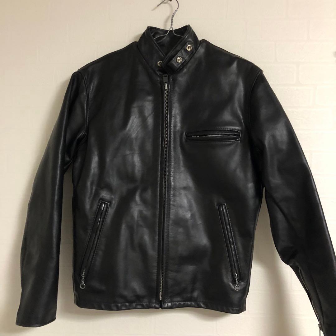 美品 schott レザージャケット141 36サイズ ライナー付き