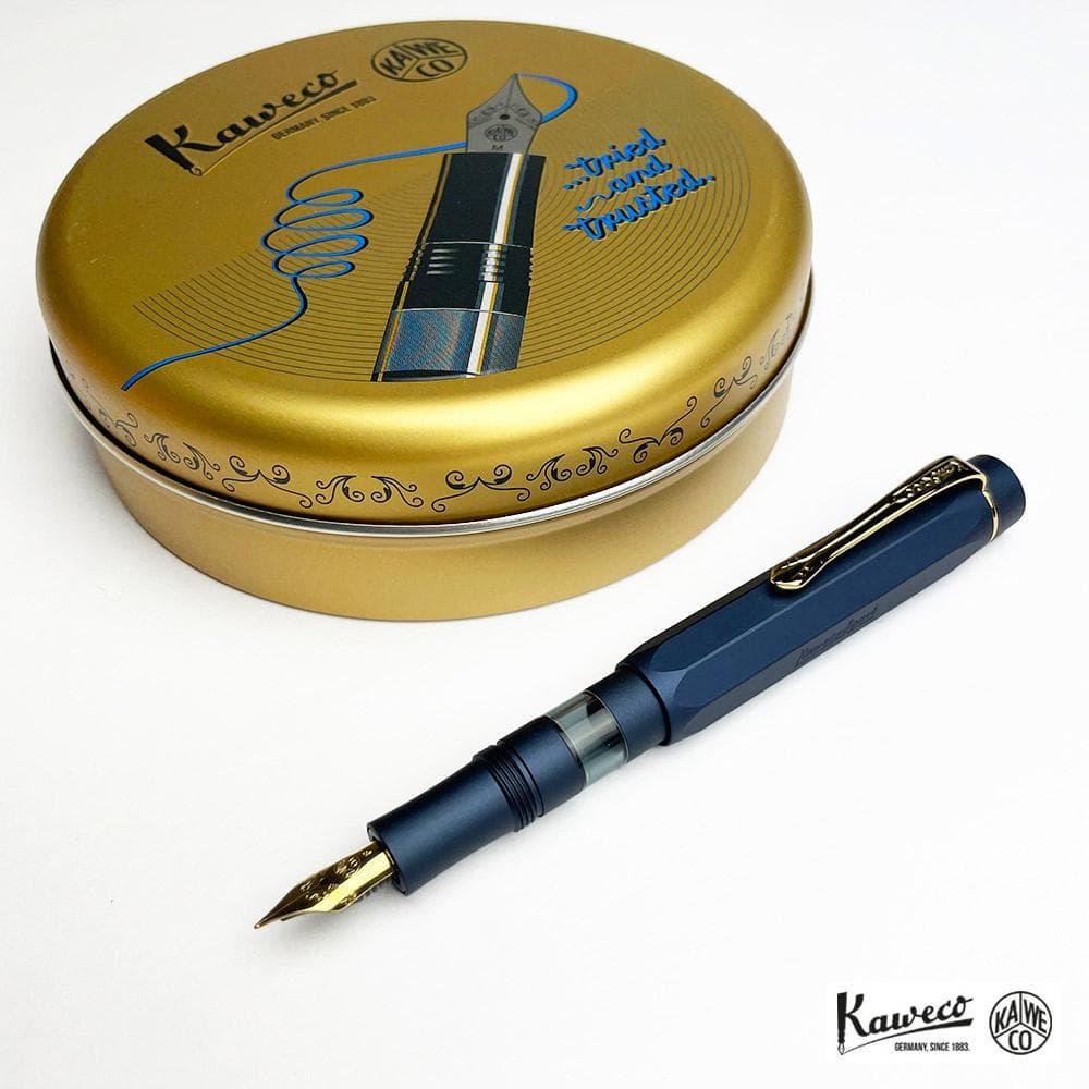 KAWECO カヴェコ アルスポーツ　ピストン　ネイビー　F-nib NAVY