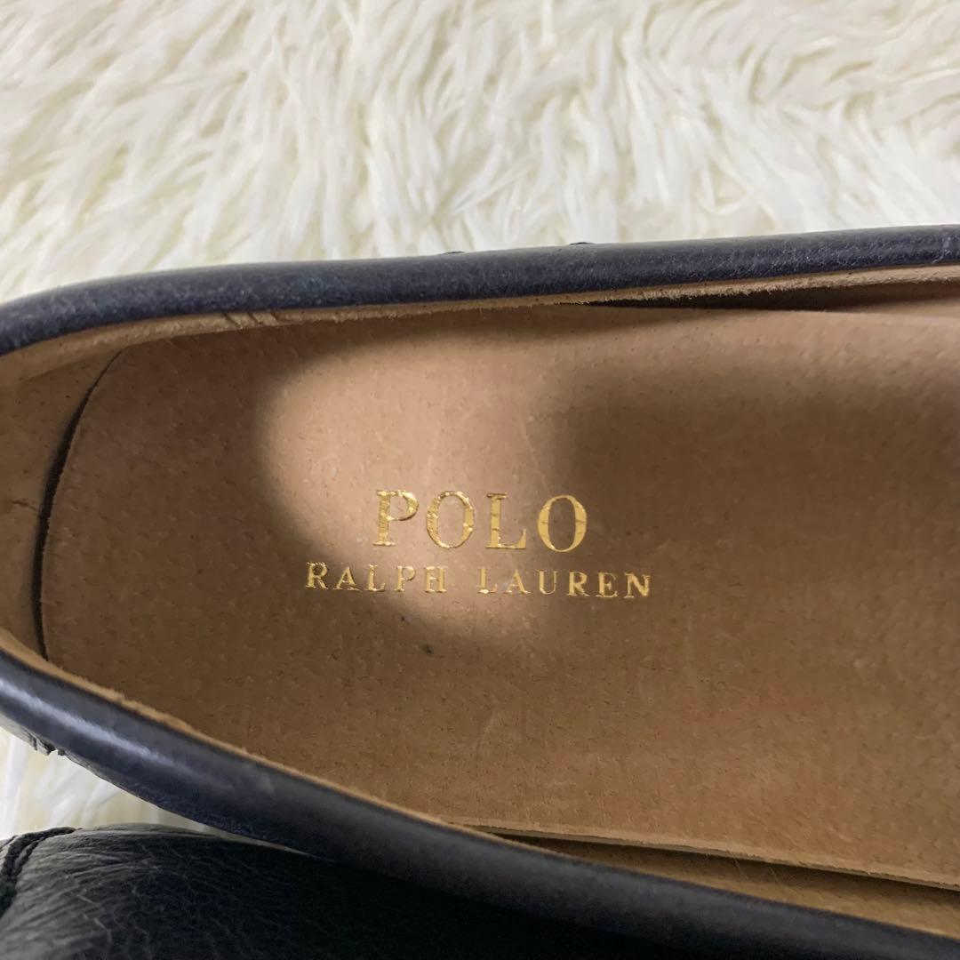 【美品】ポロラルフローレン　ドライビングシューズ　ポニー　レザー　28.5
