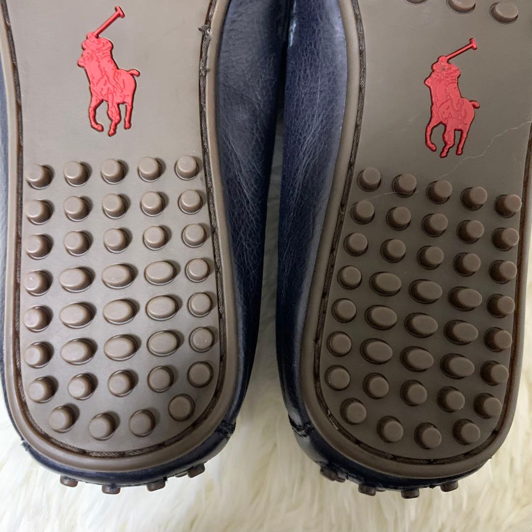 【美品】ポロラルフローレン　ドライビングシューズ　ポニー　レザー　28.5