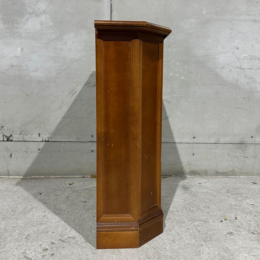 ✦アンティーク調✦象嵌 キャビネット 木製 収納棚 花台 電話台 サイドボード