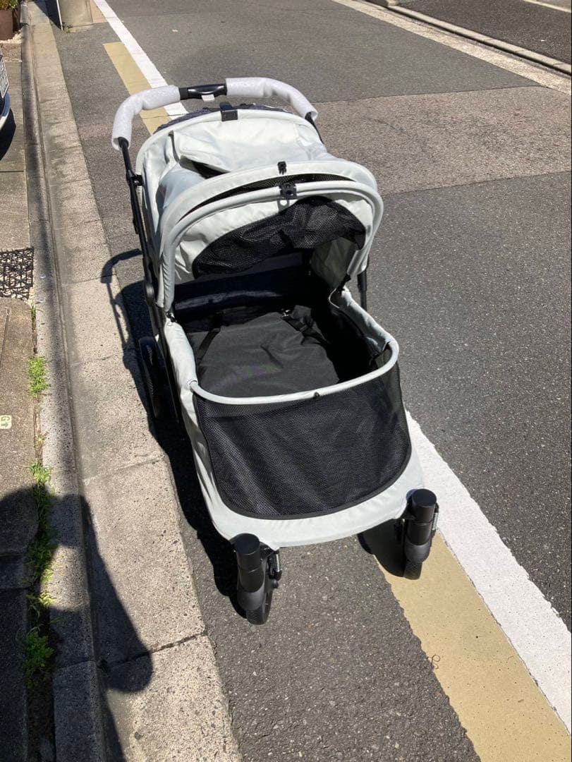 スロープ付き ペットカート 大型犬対応