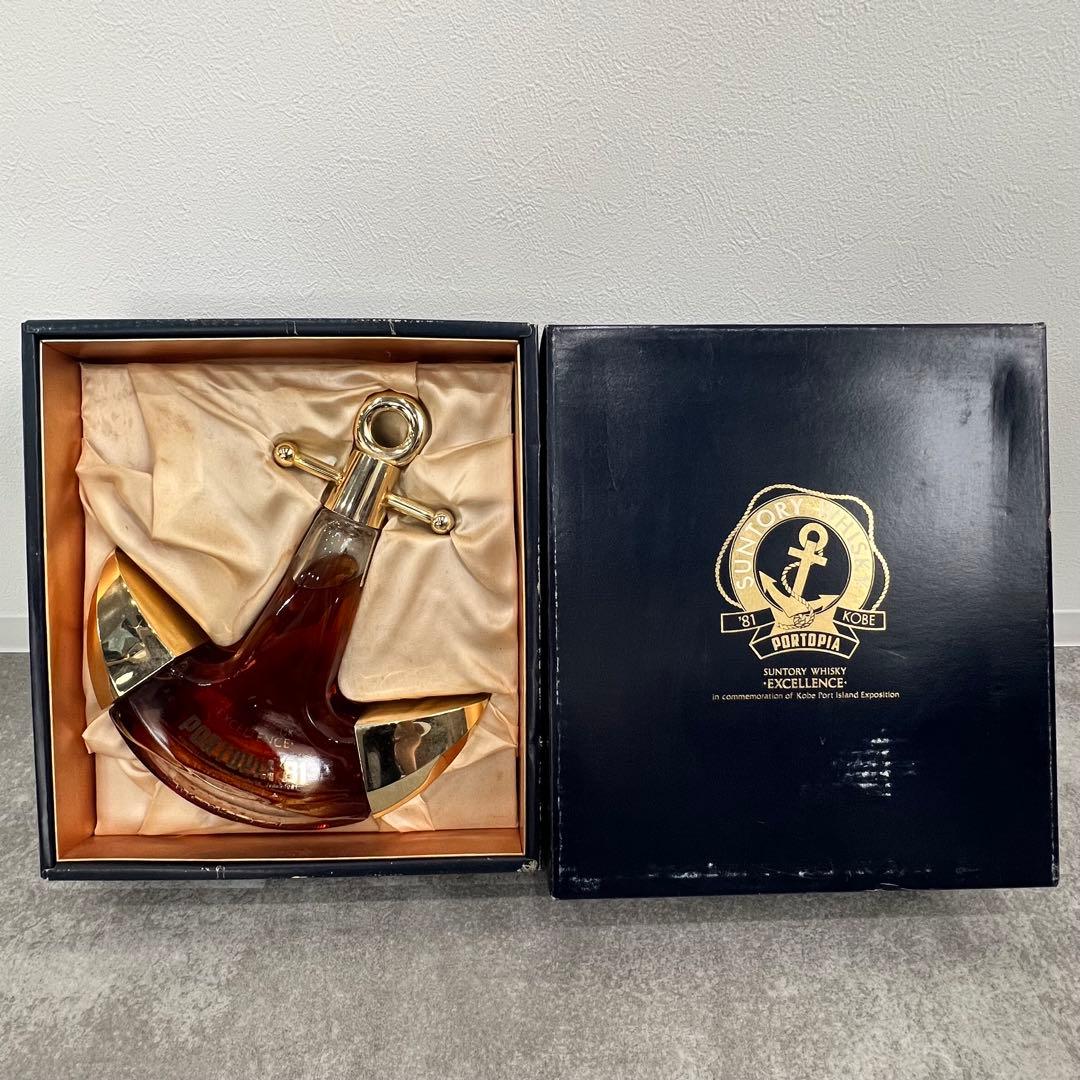 未開栓 サントリー ウィスキーエクセレンヌ ポートピア81年記念 アンカー型