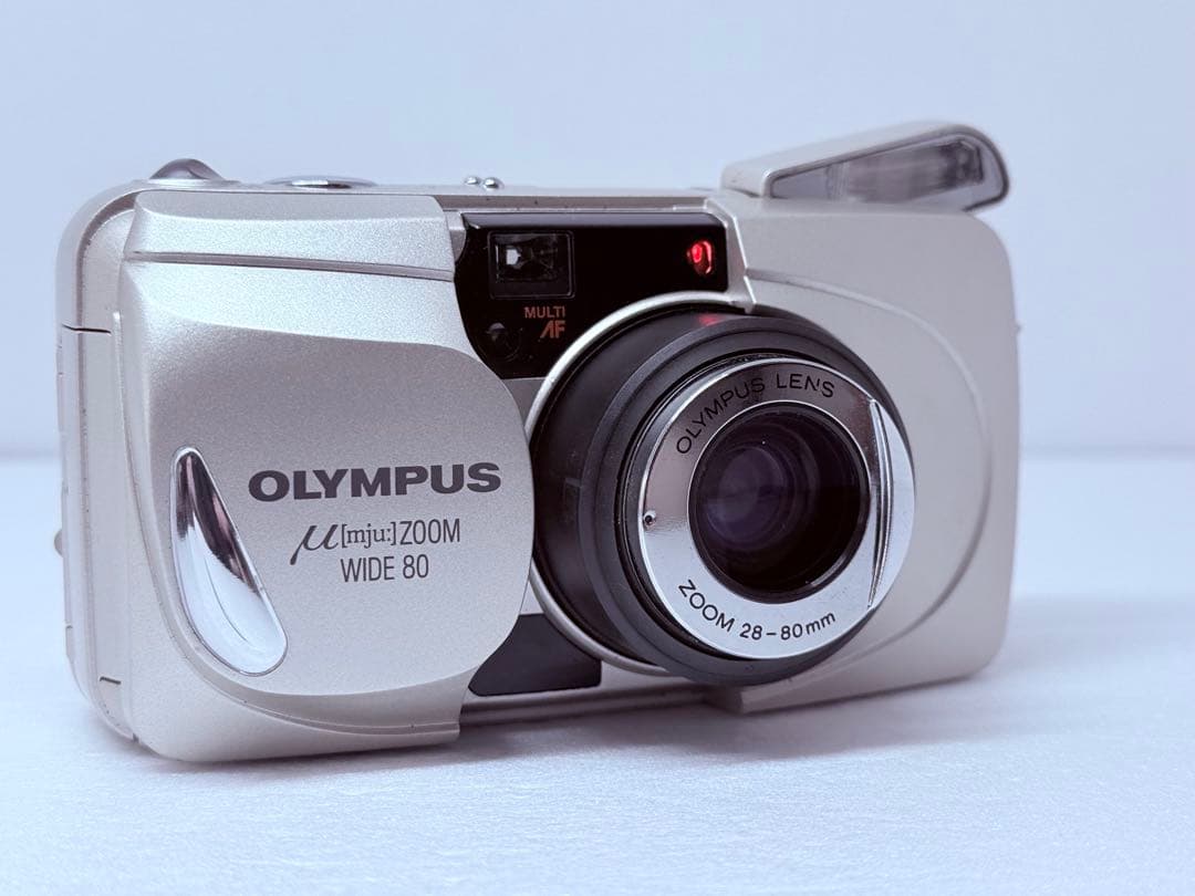 OLYMPUS μ ZOOM WIDE 80 動作確認済 フィルムカメラ