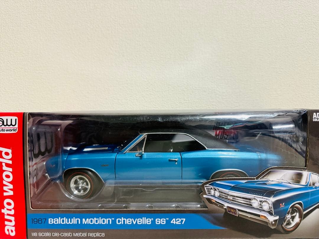 AW/'67 Chevyシボレー Shevellシェベル SS427 1/18