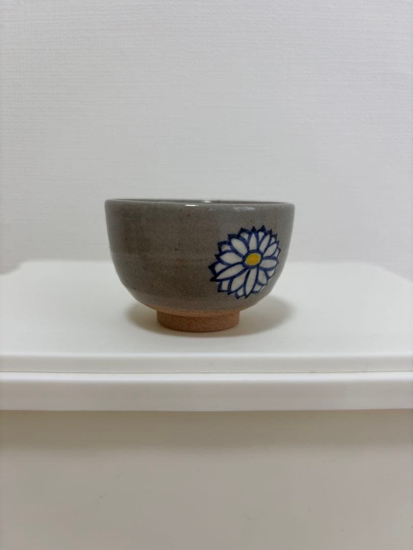 永楽善五郎　乾山菊酒盃 共箱 色絵 清水焼 京焼 千家十職 酒器 ぐい呑
