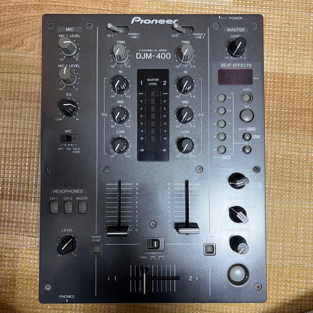 Pioneer DJM-400 2チャンネルDJミキサー