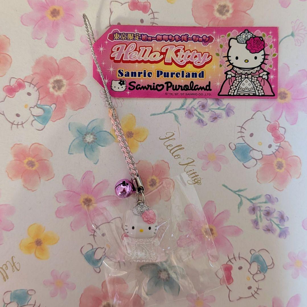 【特希少】ハローキティ　根付け　サンリオピューロランド　ドレス