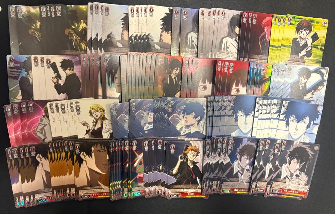 ヴァイスシュヴァルツ　PSYCHO-PASS 4コン　デッキ　パーツ　サイコパス