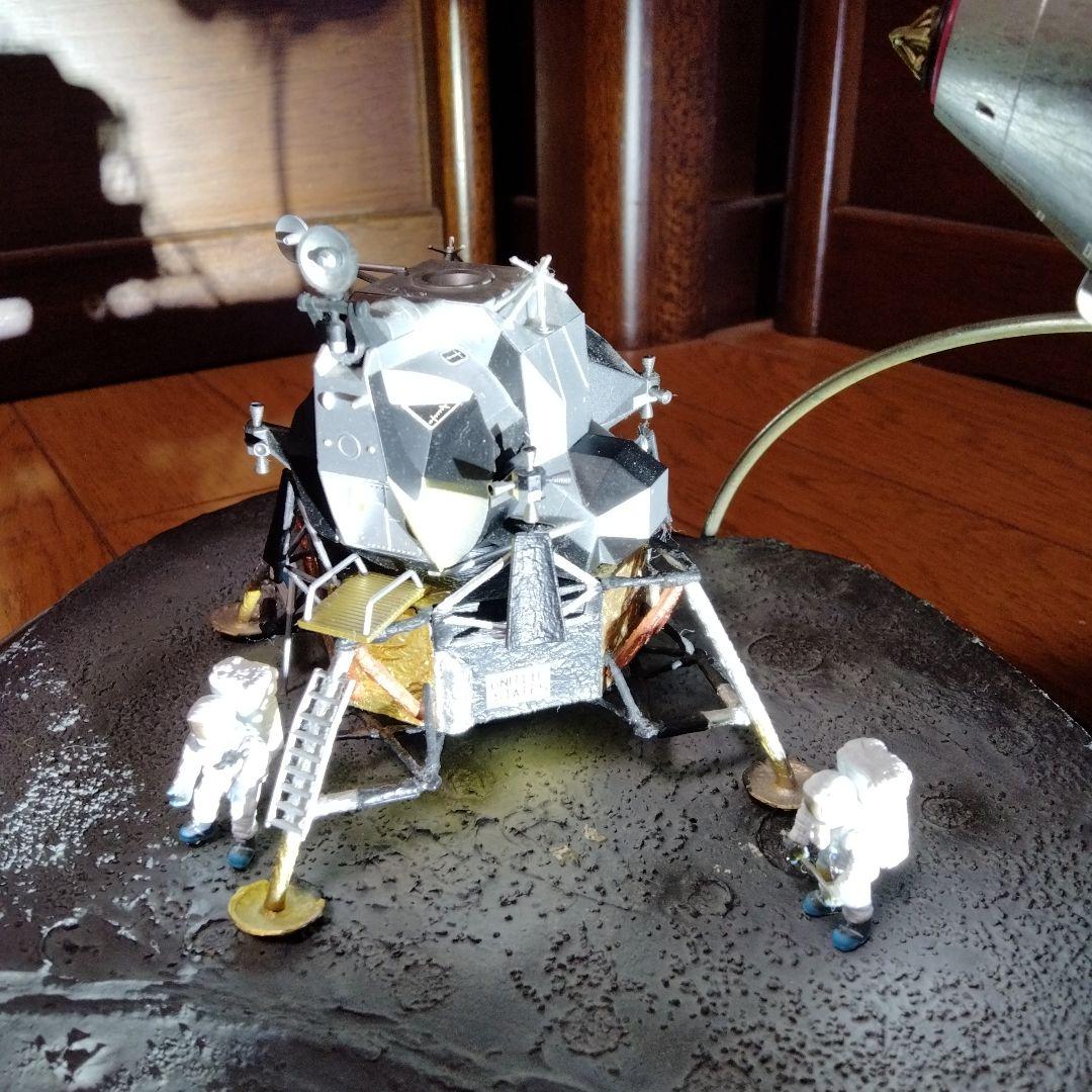 APOLLO11月着陸船と指令船のモデル 1/72