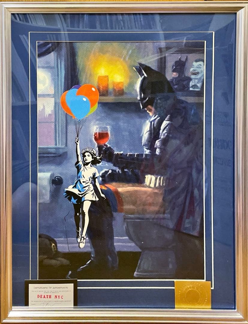 額込 世界限定100枚DEATH NYC アートポスター 現代アート 55
