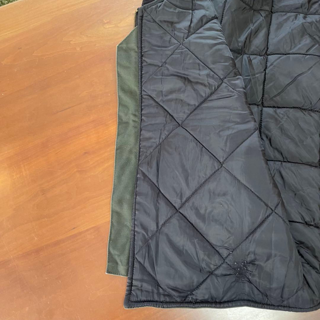 ★carhartt vtg ダックベスト グリーン系　Lサイズ