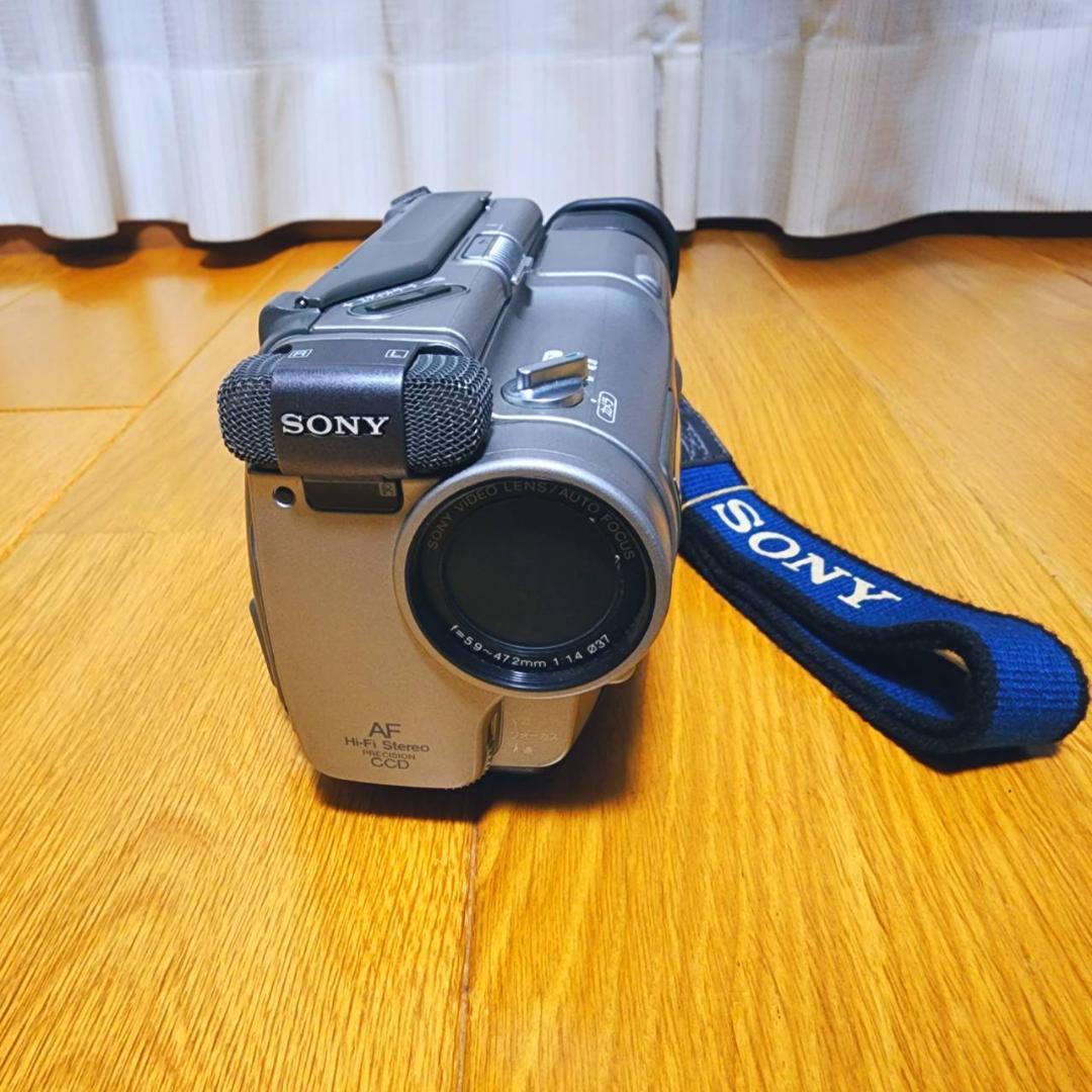 【動作確認済】SONY Hi8 高画質 8ミリ ビデオカメラ ACアダプタセット