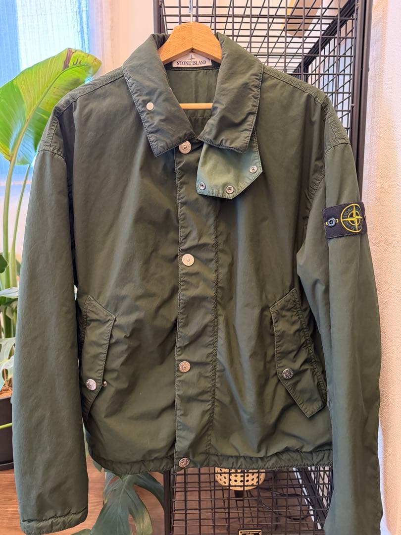 STONE  「COACH JACKET」25AW グリーン