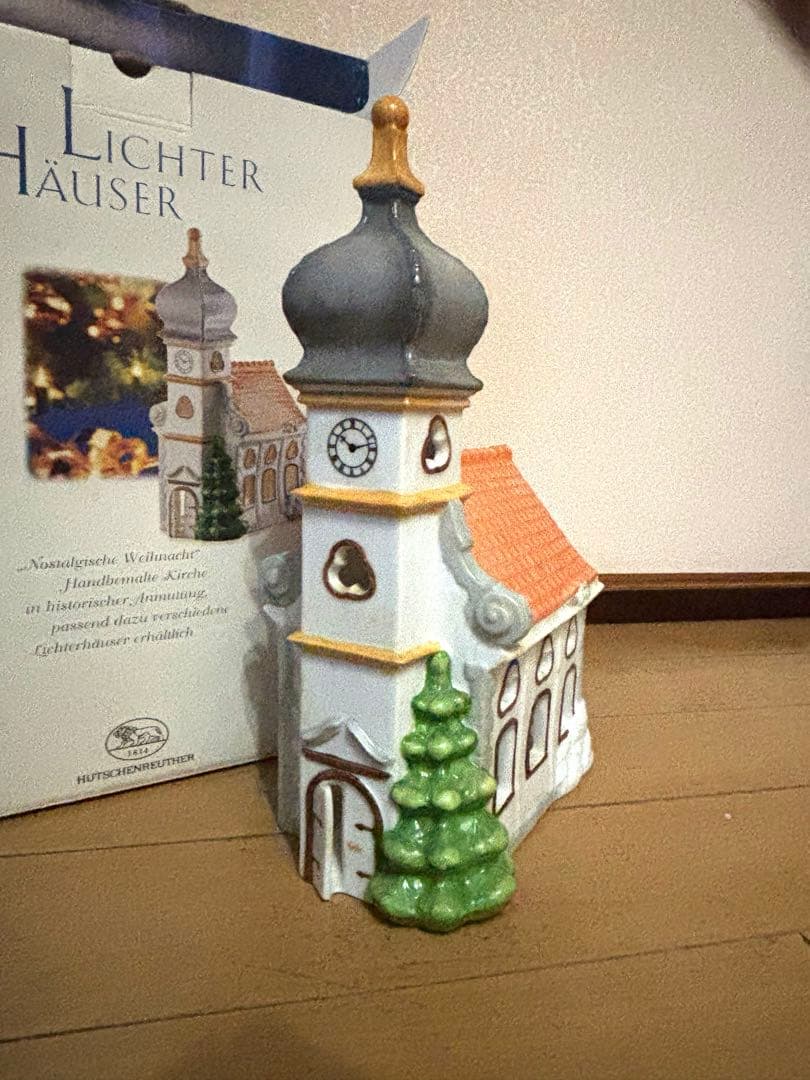 フッチェンロイター　クリスマスキャンドルハウス 陶器製　レア　限定版