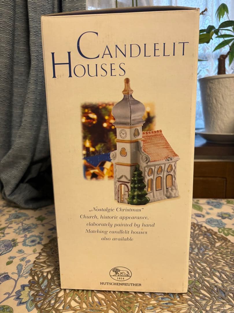 フッチェンロイター　クリスマスキャンドルハウス 陶器製　レア　限定版