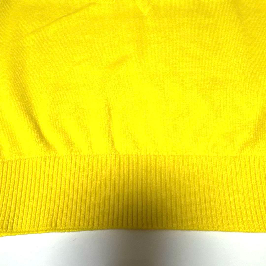 再お値下げ★St ANDREWSセントアンドリュース☆イエロークルーネックニット