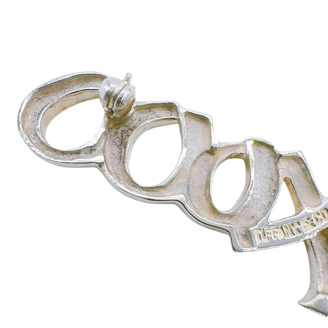 【美品】ティファニー ブローチ ラブ&キス シルバー 925 パロマピカソ 刻印