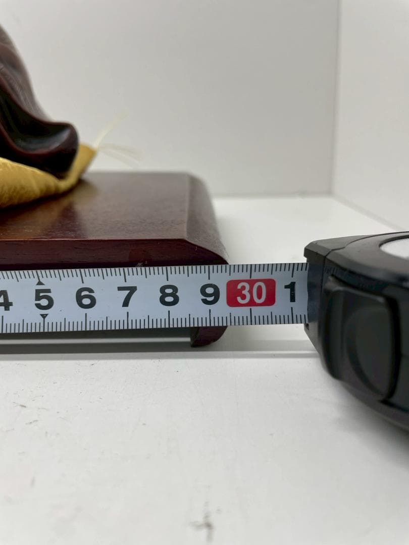 A◆布袋様　置物　開運　招福　インテリア　アンティーク　レトロ　座布団付き