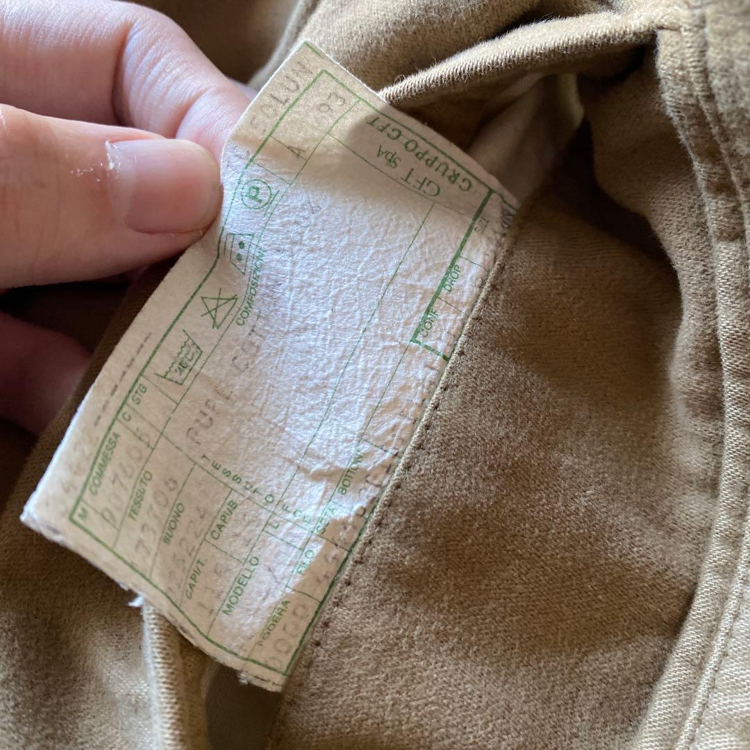 90s Giorgio Armani モールスキン ツータック チノパンツ 50