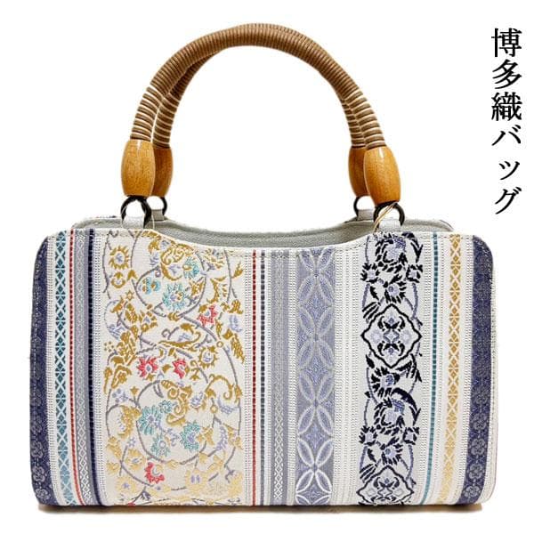 利休バッグ 博多織バッグ 和装バッグ お洒落バッグ 本場筑前博多織生地使用