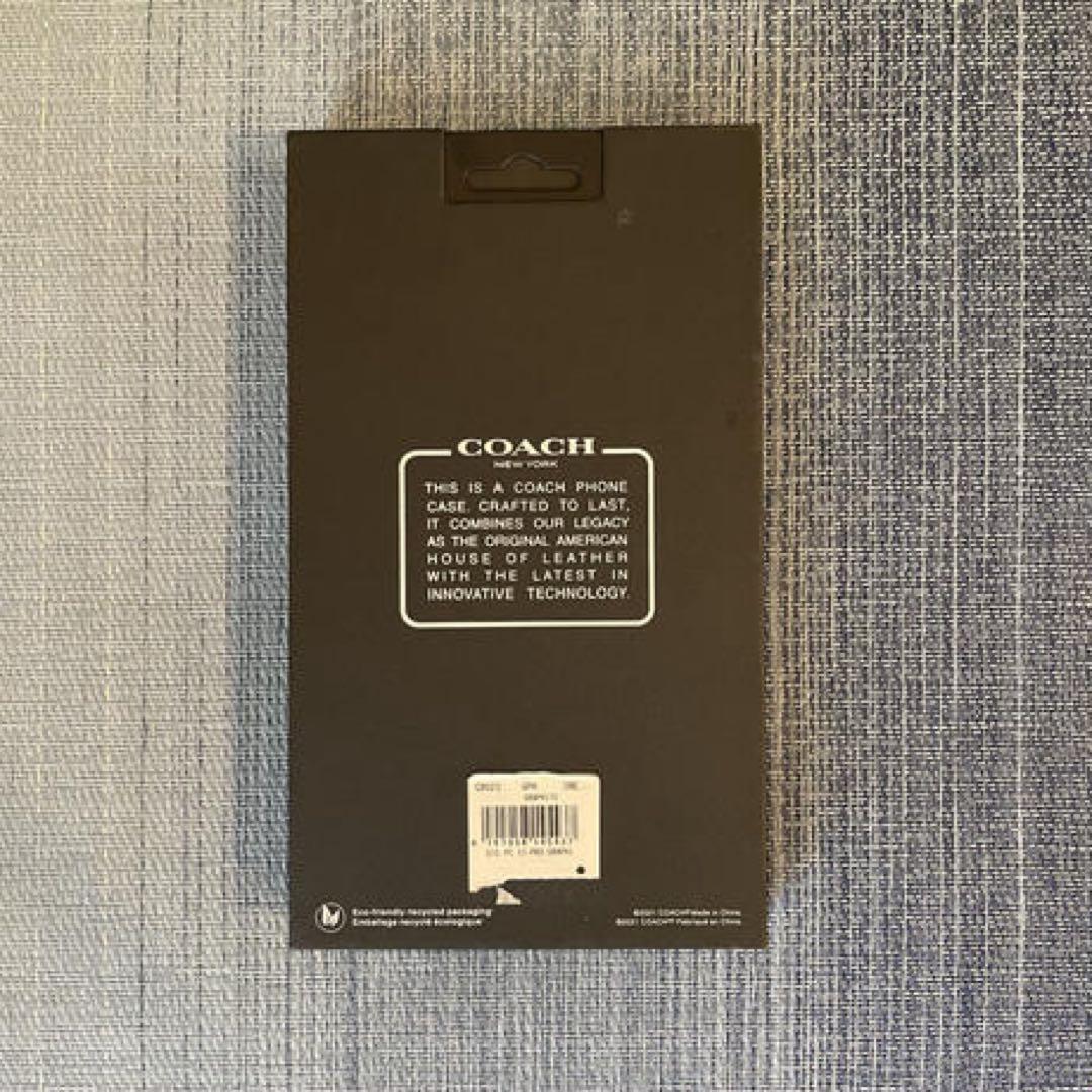 COACH iPhone13pro対応 ケース C8023 GRAPHITE