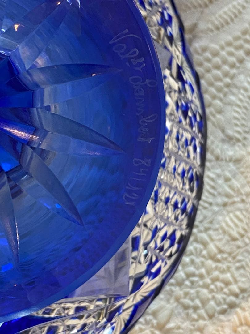 ヴァルサンランベール　カットが美しいクリスタル　ボウル