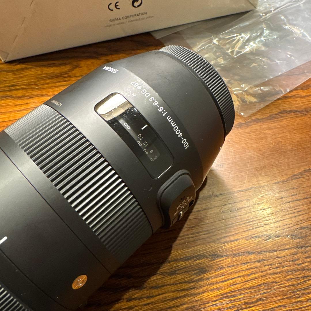 レンズ(ズーム) SIGMA 100-400mm F5-6.3 DG FOR CANON