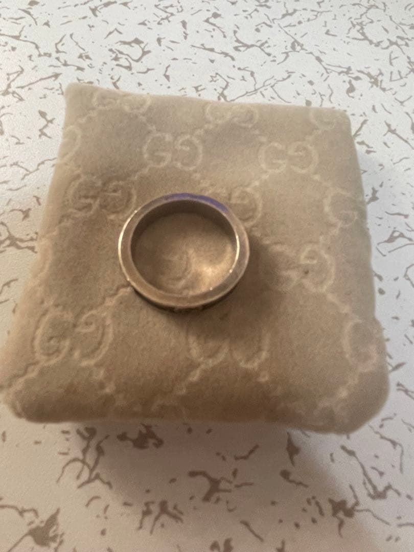GUCCI ステンレススチールリング MADE IN ITALY