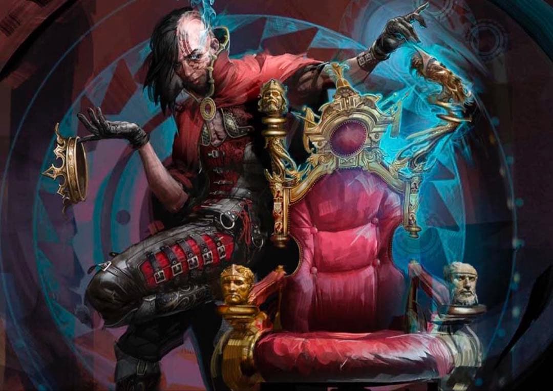 マジックザギャザリング アートプリント　闇の腹心　Dark Confidant