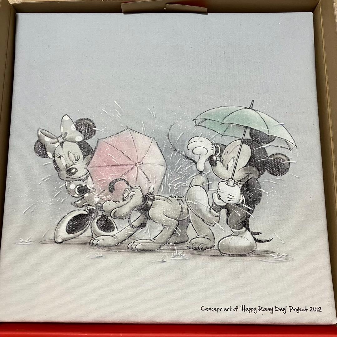 アートデリartdeii ミッキー　ミニー　プルート　雨の日　ディズニー