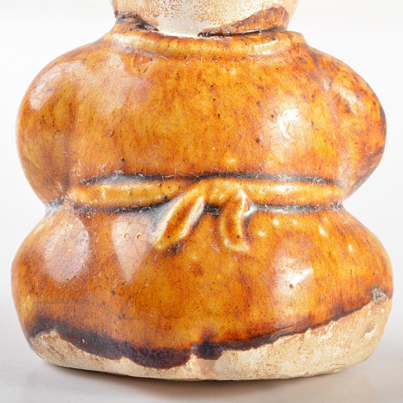 中国　唐三彩　陶人形　人物像　置物　時代箱　C　R7547