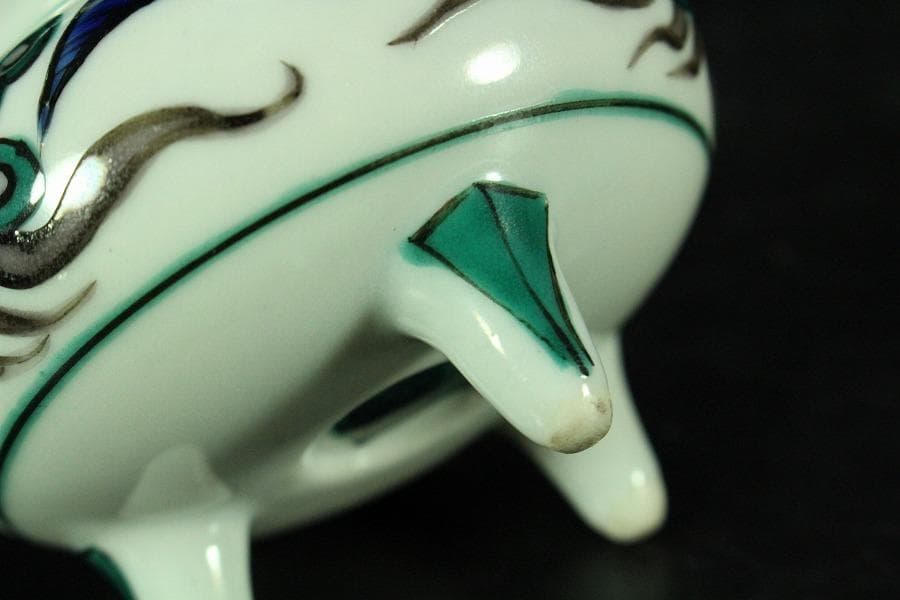 九谷 色絵 香炉(K-LC861)