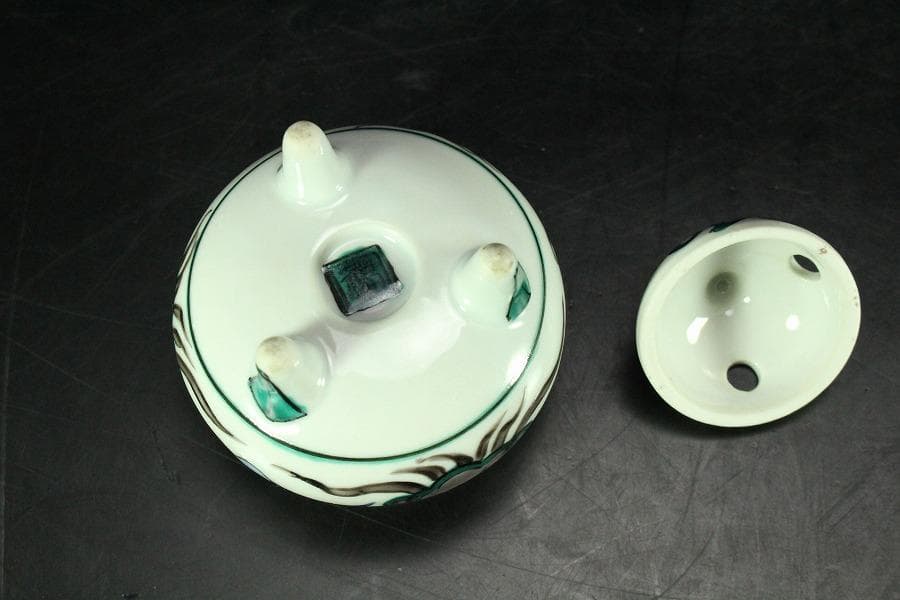 九谷 色絵 香炉(K-LC861)