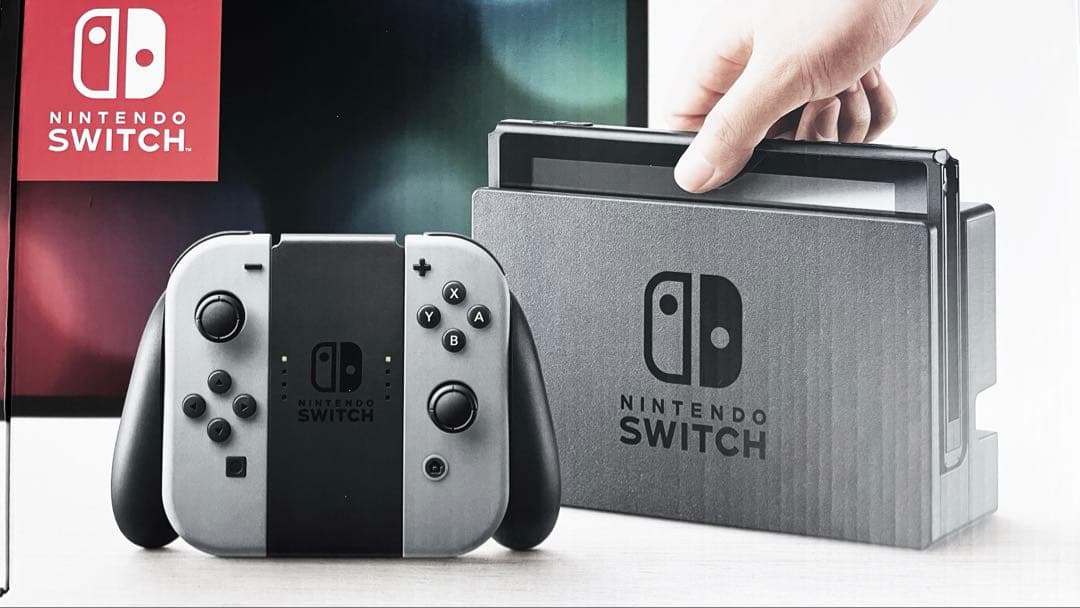 Nintendo Switch 本体 グレー 箱・付属品付き