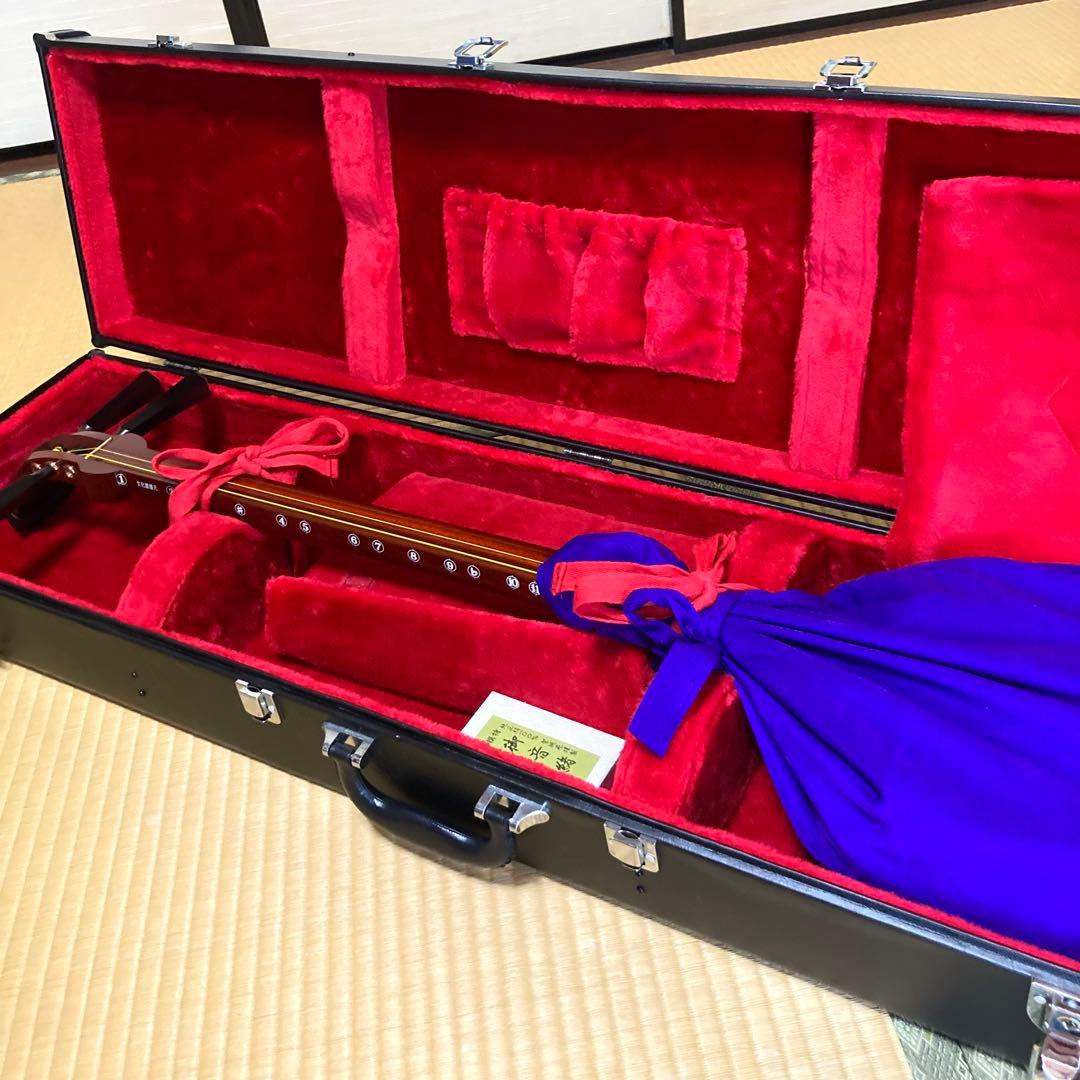 三味線　ハードケース　バチ　セット　初心者　練習用　　入門