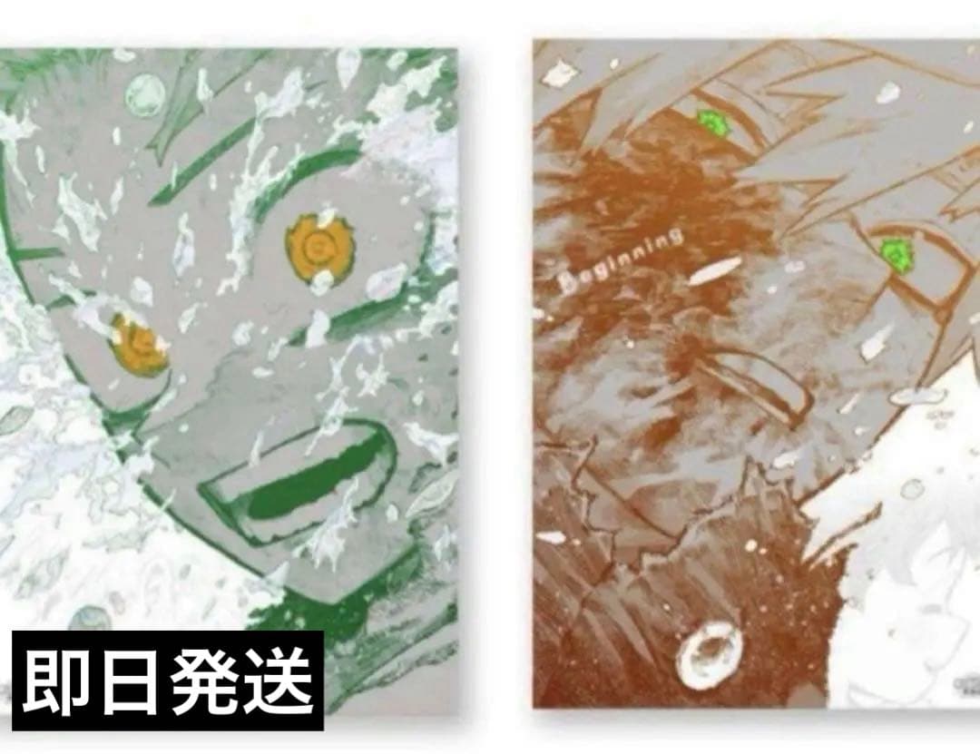 【新品】A2アートポスター２枚セット僕のヒーローアカデミア原画展