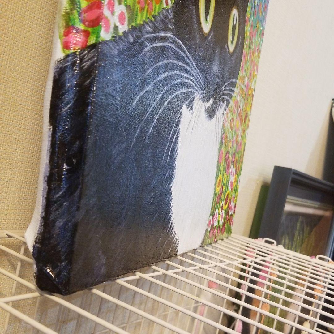 油絵　専用品　こちらを見つめるゆずちゃん