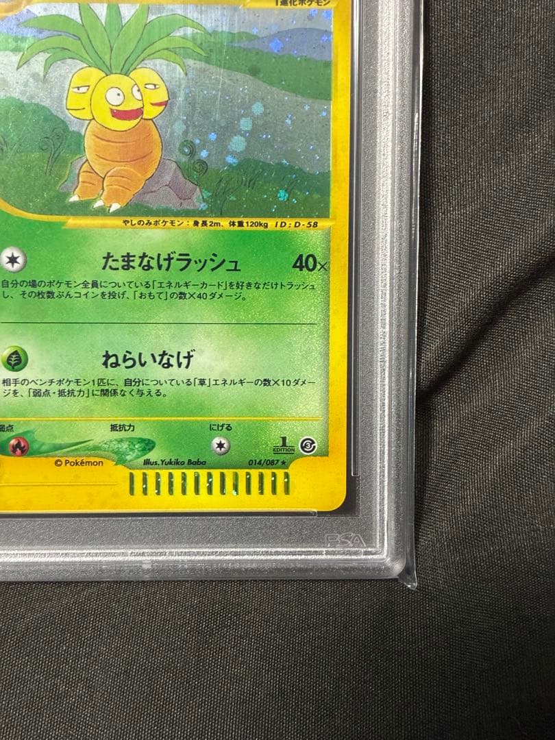 世界200枚 PSA10 ナッシー カードe 2002 014 28