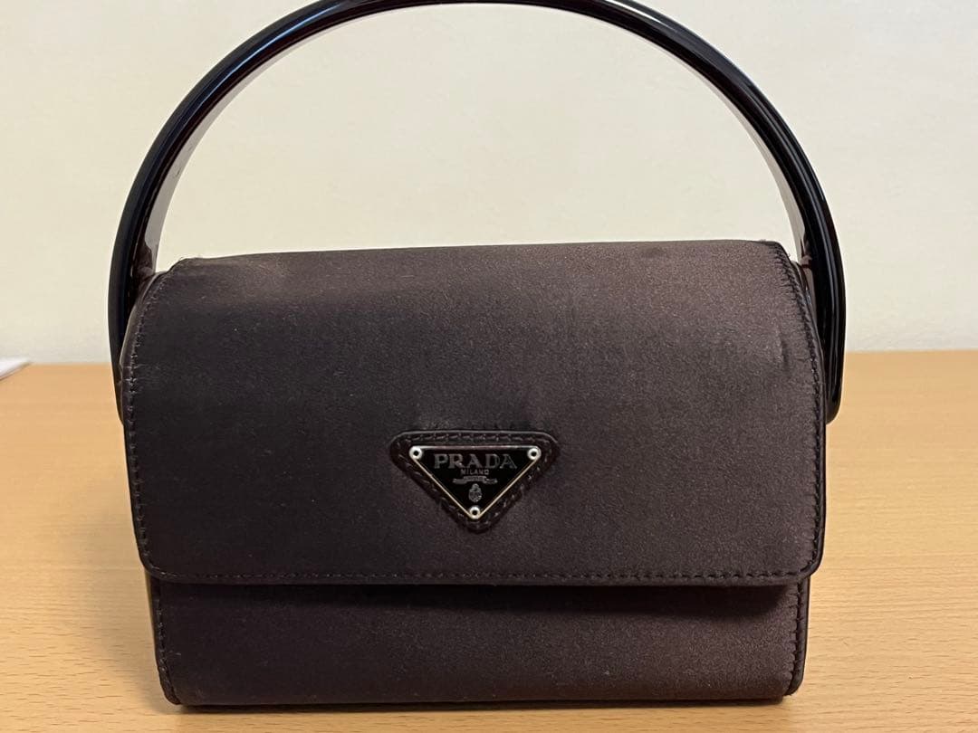 PRADA ブラウン ハンドバッグ
