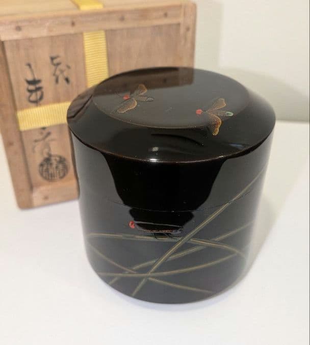 『蛍早苗』吹雪　即中斎好写　二代前端春斎　蒔絵茶道具表千家宗伴書付的々斉前端春斉