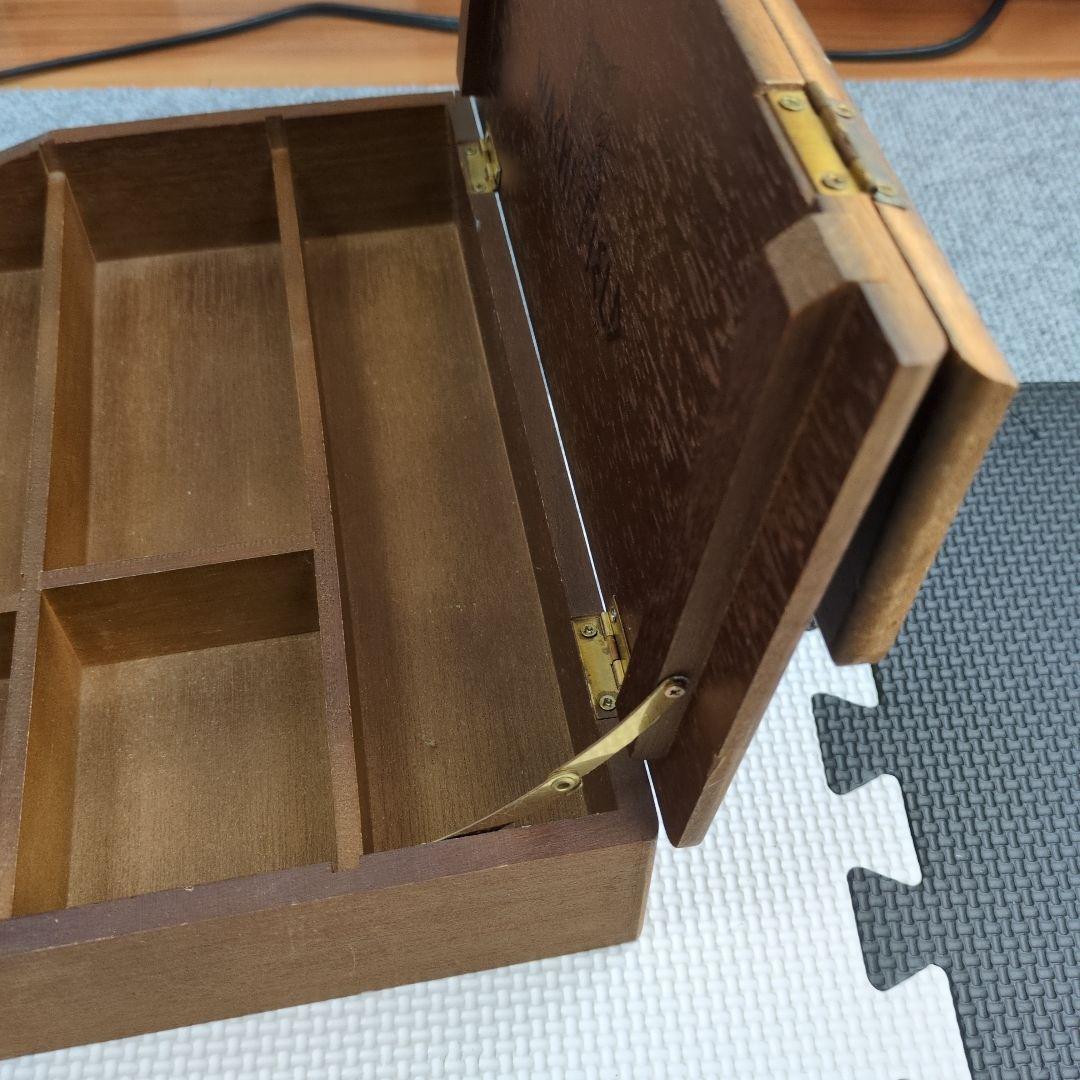 WACHI FIELD ダヤン彫刻付木製収納箱