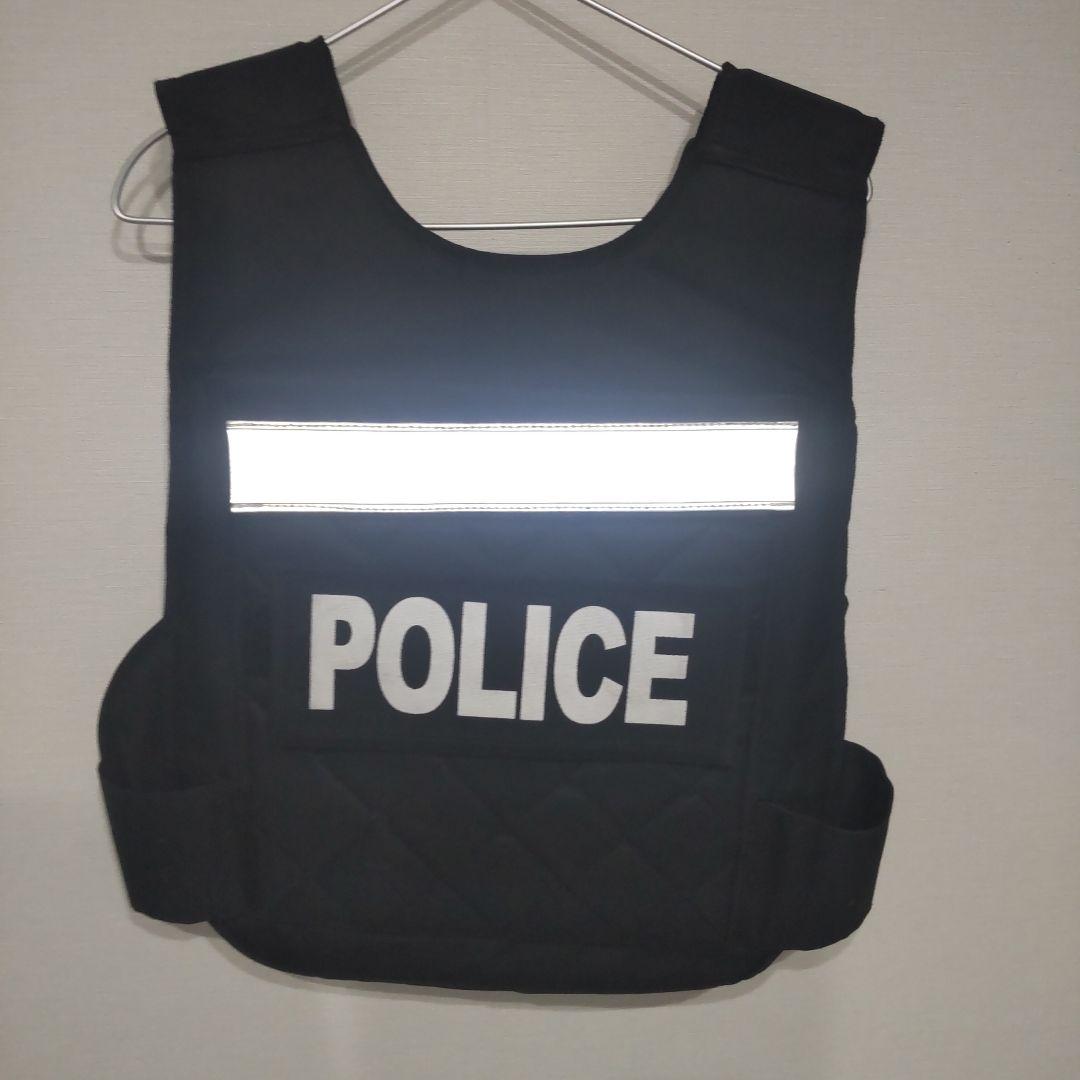 POLICE ボディアーマー ブラック チョッキ ベスト
