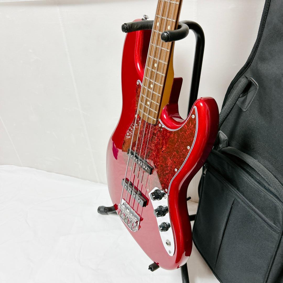 美品 GrassRoots グラスルーツ G-JB-55R ジャズベース 赤