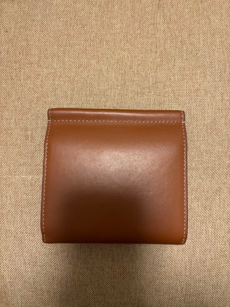 POLÈNE ブラウン 二つ折り財布