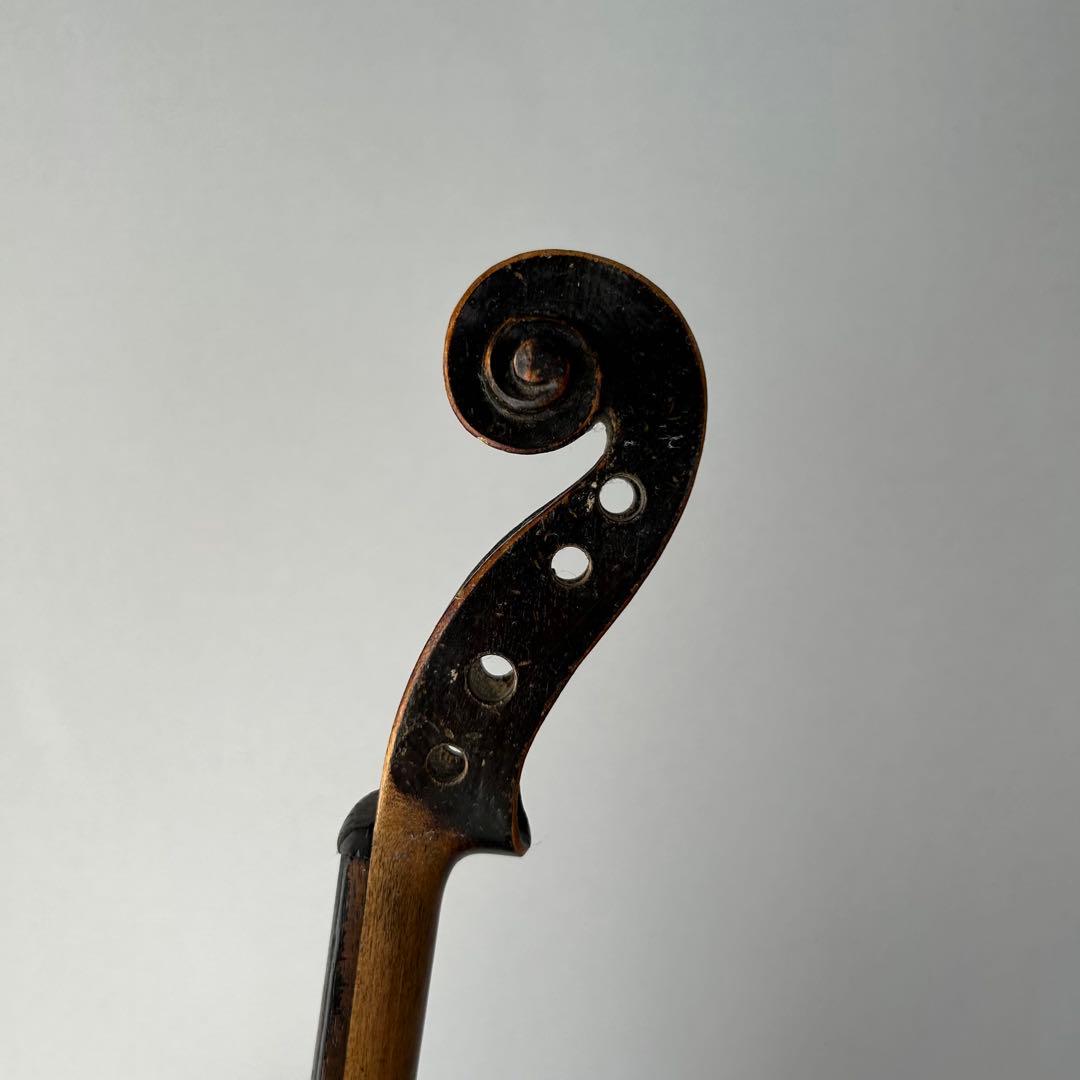 3/4 アンティーク ドイツ／ボヘミア系 ヴァイオリン本体 ジャンク バイオリン